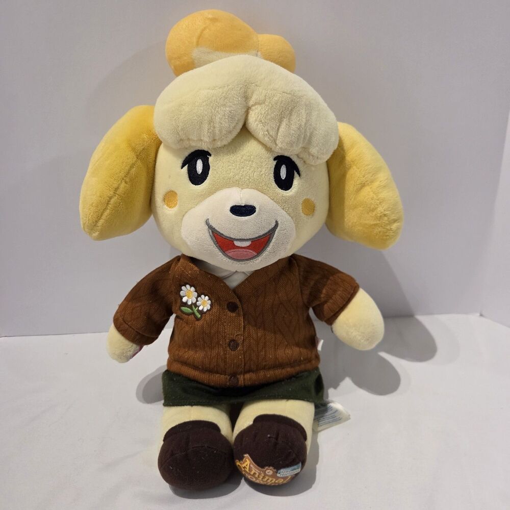 Build-A-Bear Workshop Animal Crossing Isabelle With Winter Outfit 17" Inches
